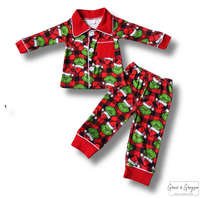 Boys Grinch Pyjamas 