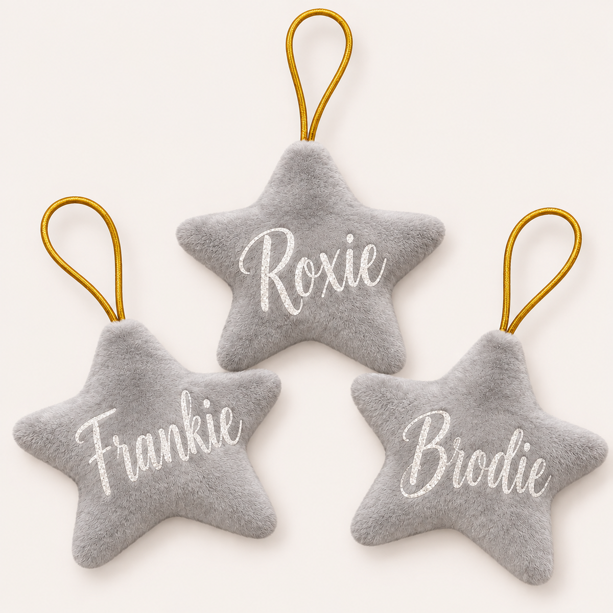 Personalised Christmas Star Tree Decoration