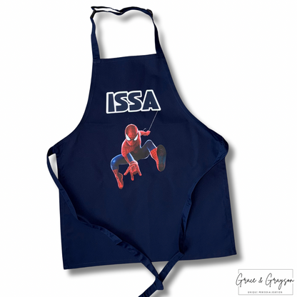 Children’s Personalised Spiderman Apron