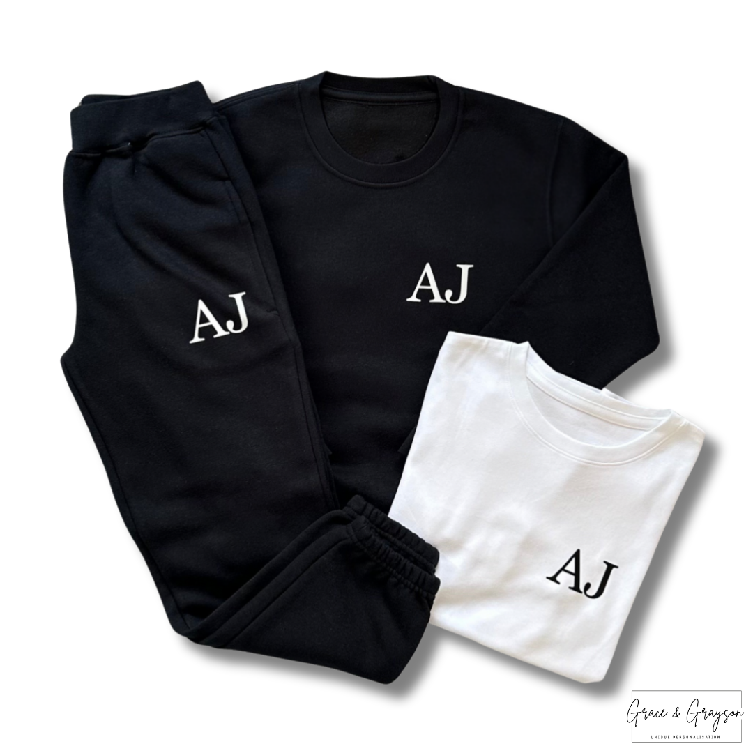 Children's Personalised 3 Piece Initials Tracksuit