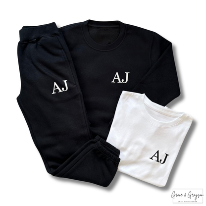 Children's Personalised 3 Piece Initials Tracksuit