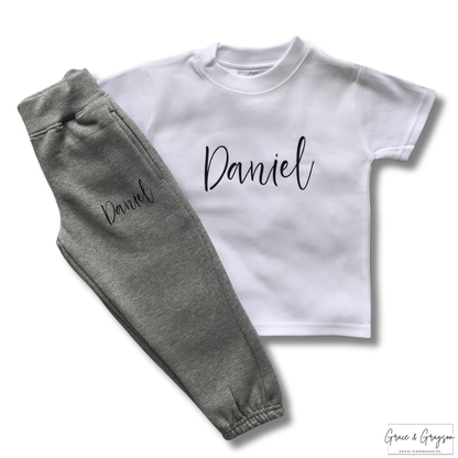 Children's Personalised T-Shirt & Joggers