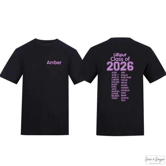 Lilliput Kiddie Care Class Of 2026 T-Shirt