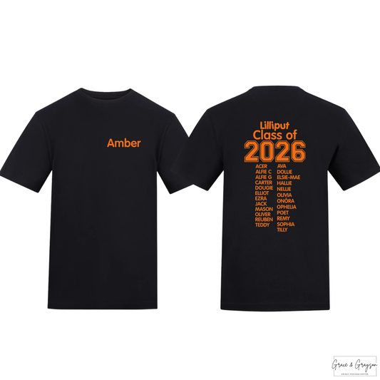 Lilliput Kiddie Care Class Of 2026 T-Shirt