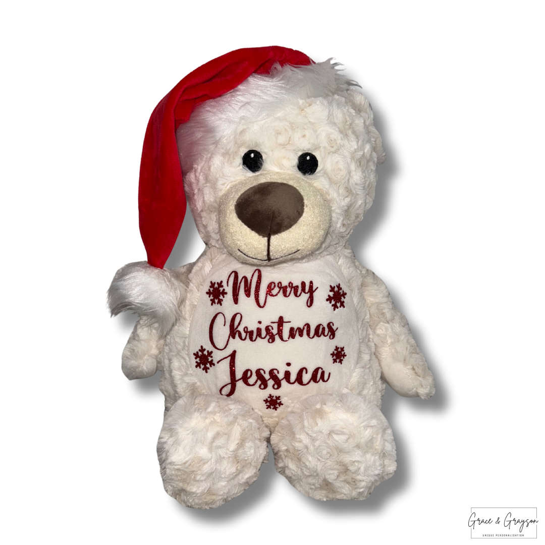 Create Your Own Personalised Christmas Santa Teddy