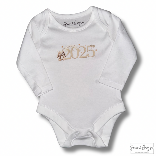 Born In 2025 Baby Vest