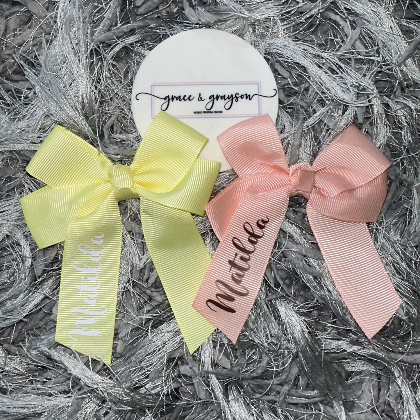Personalised Hair Bows