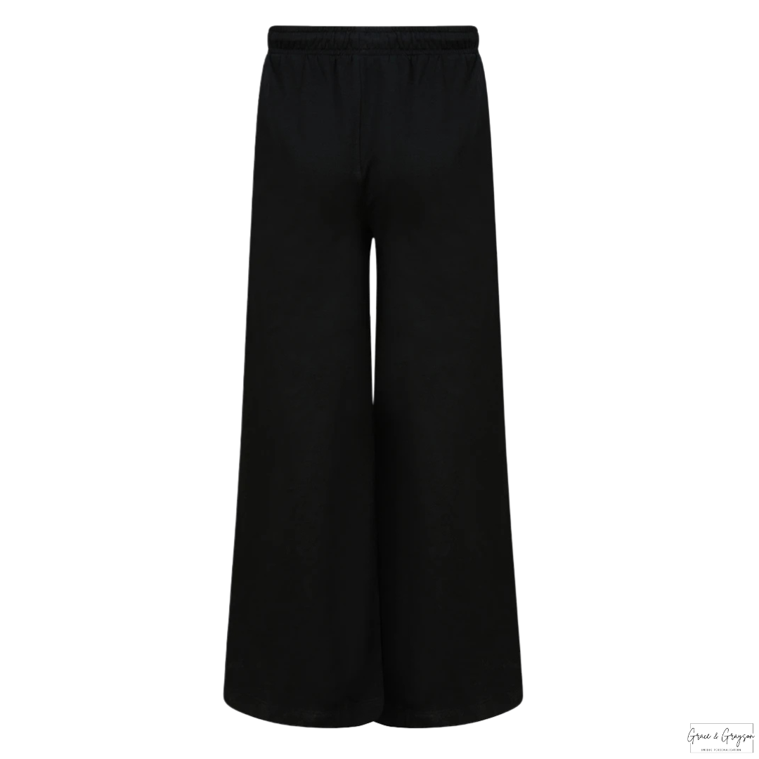 DLG Dance School Adults Wide Leg Joggers (NEW)