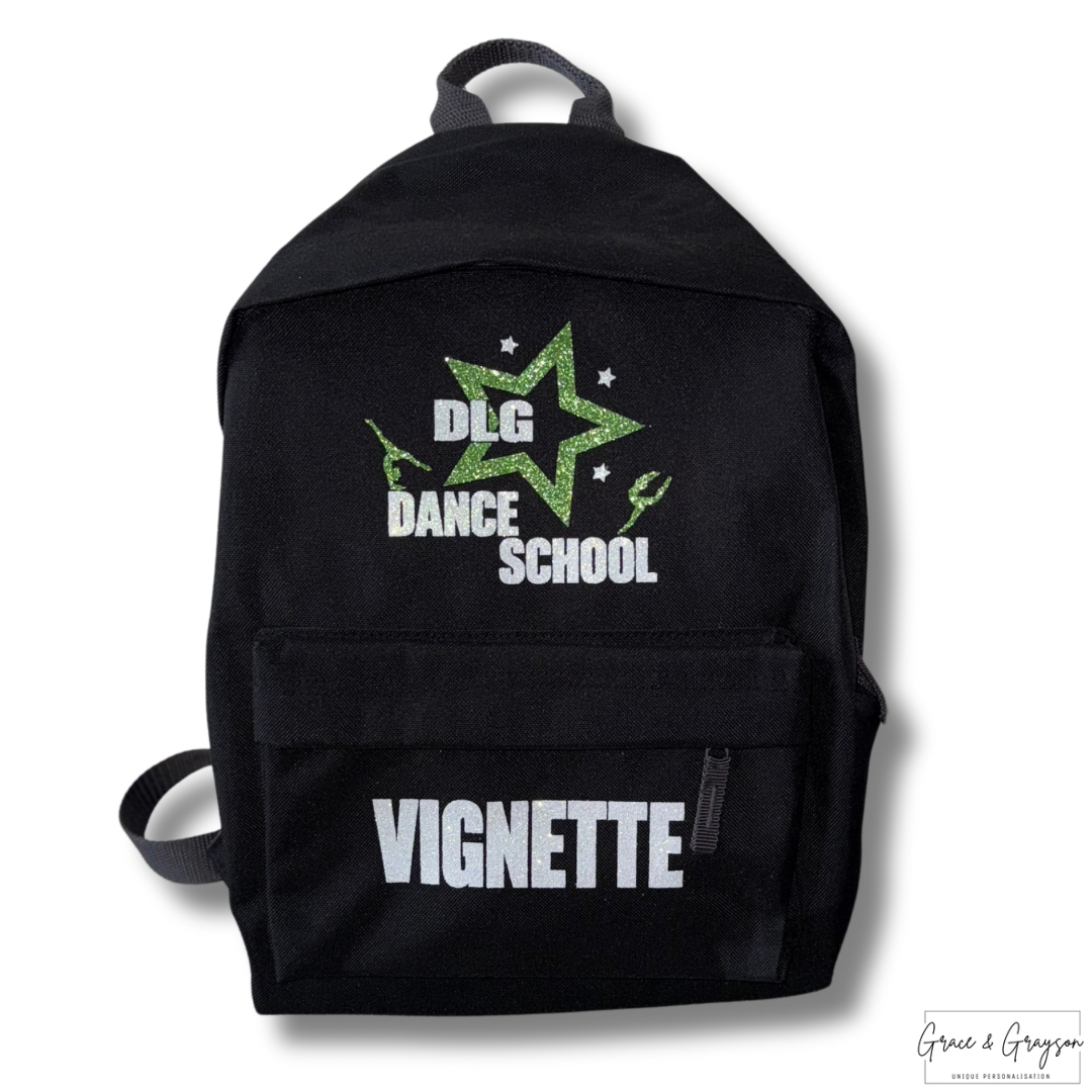DLG Personalised Dance Backpack | Dance School Bag | Grace & Grayson