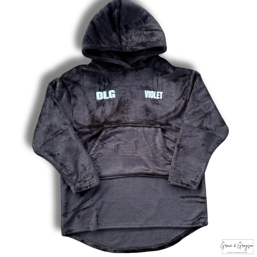 Kids DLG Oversized Hooded Blanket