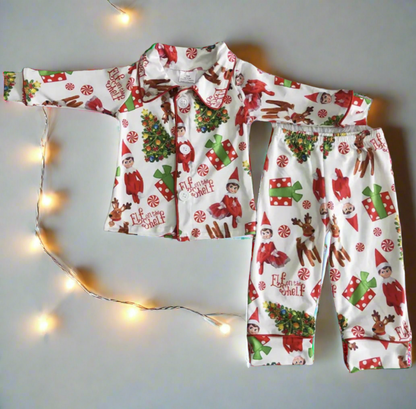 Elf On The Shelf Boys Pyjamas