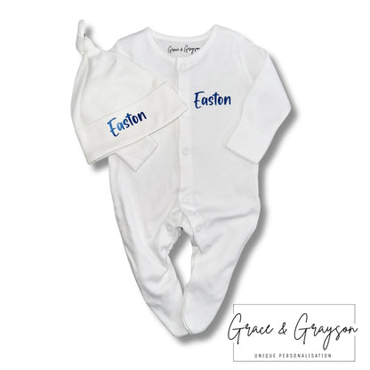 Personalised Baby Grow Set