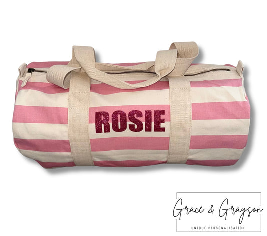 Personalised Barrel Bag