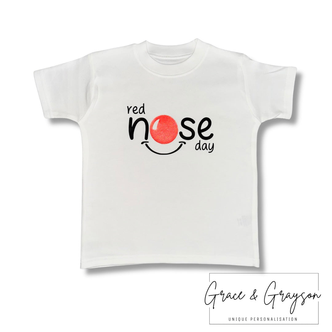 Adults & Children’s Red Nose Day Smile T-Shirt