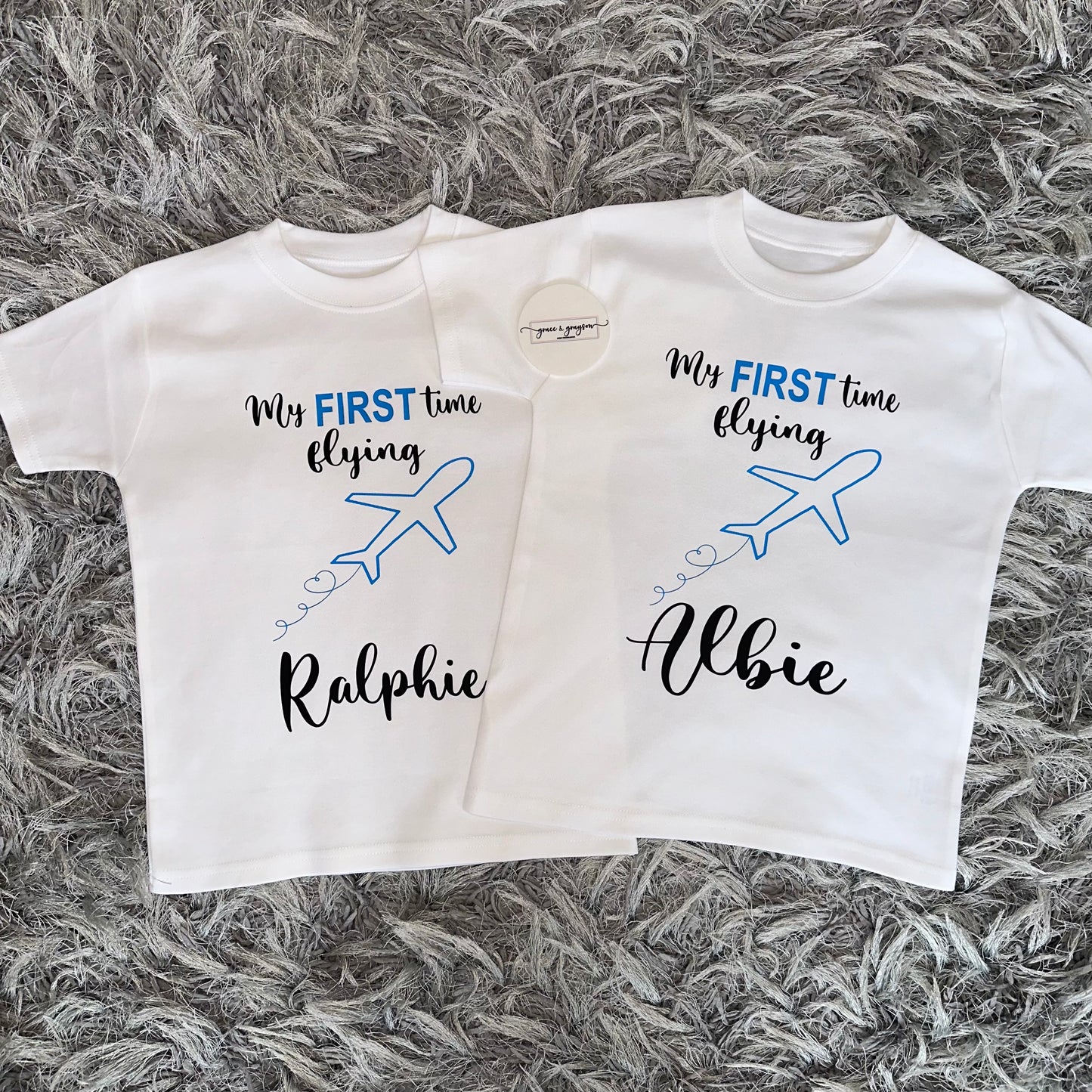 Personalised My First Time Flying T-Shirt