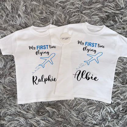 Personalised My First Time Flying T-Shirt