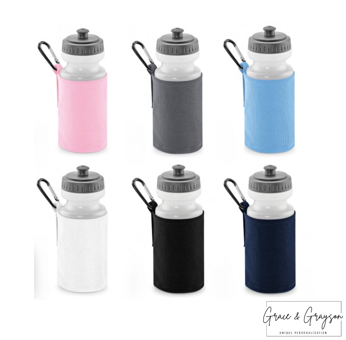 Grace & Grayson Water Bottle Colours