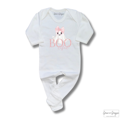 Personalised Halloween bootiful baby grow
