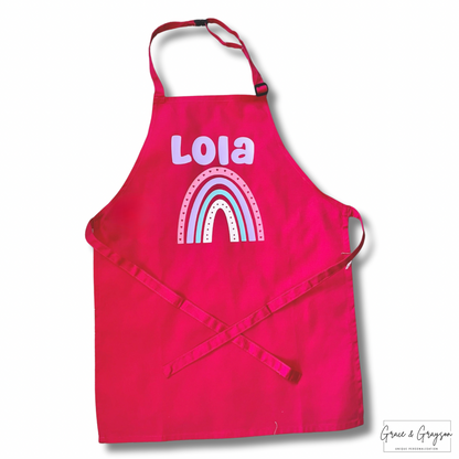 Children’s Personalised Rainbow Apron