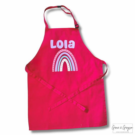 Children’s Personalised Rainbow Apron