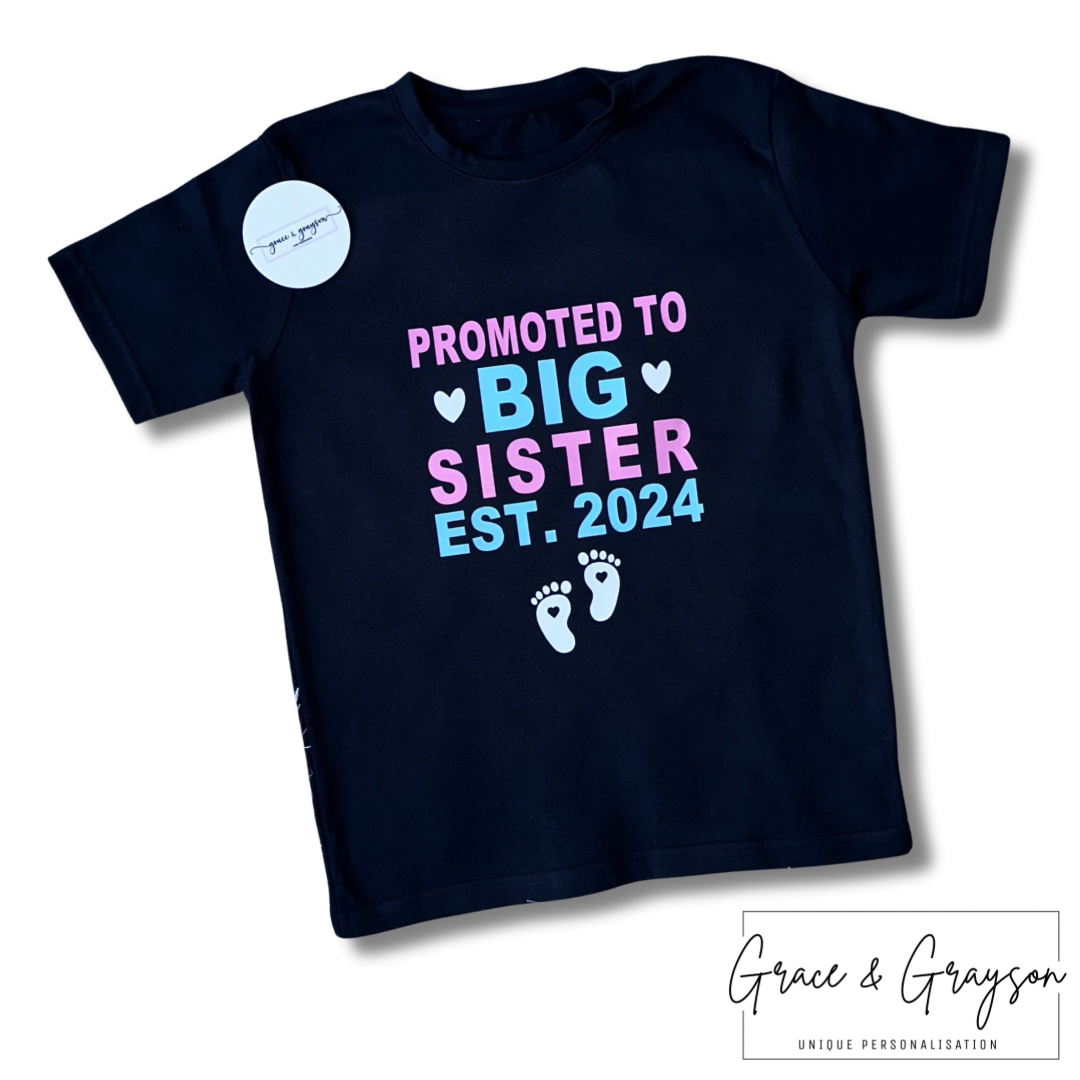 Promoted To Big Brother/Sister Est T-Shirt