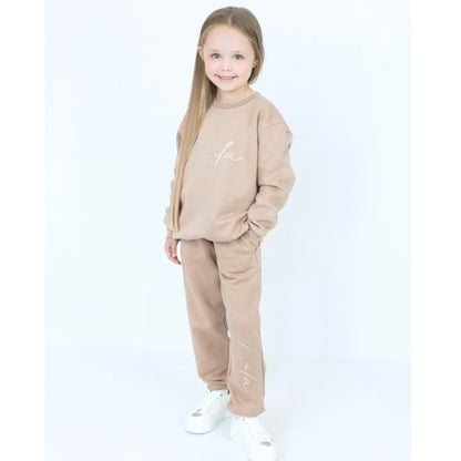 Personalised Warm Taupe Tracksuit