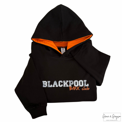 Kids Black & Orange Blackpool BMX Hoodie