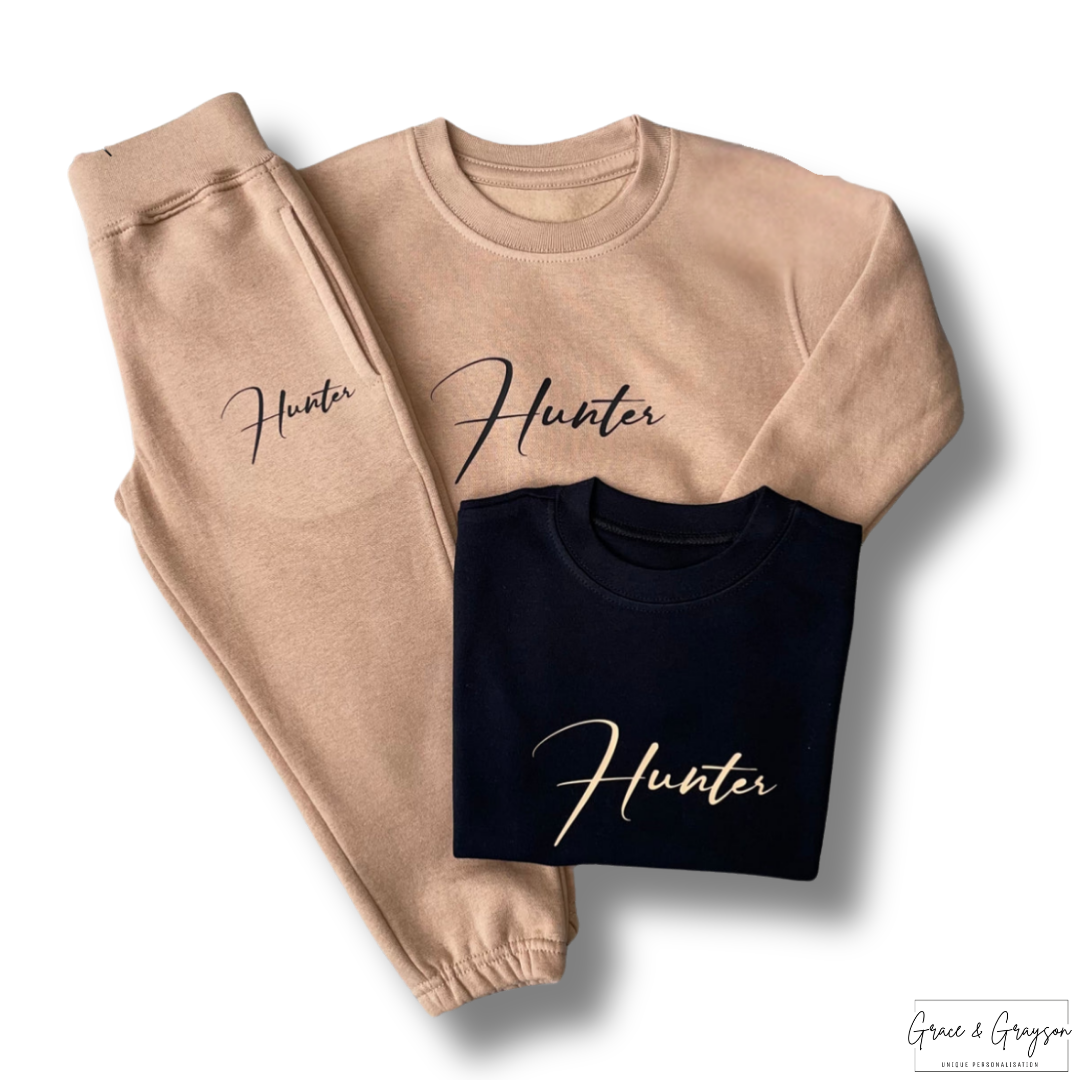 Three Piece Warm Taupe Tracksuit