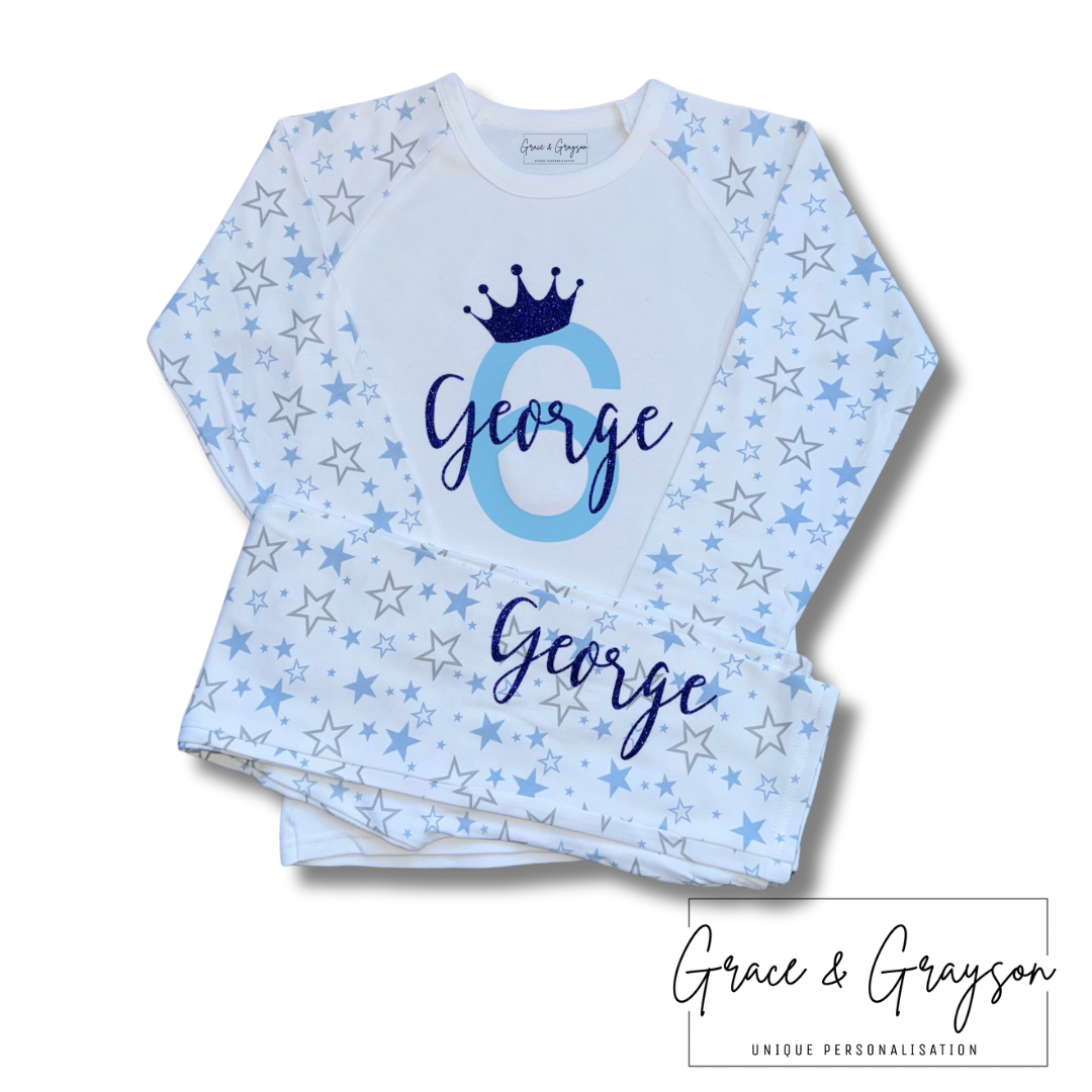 Personalised Birthday Number Pyjamas