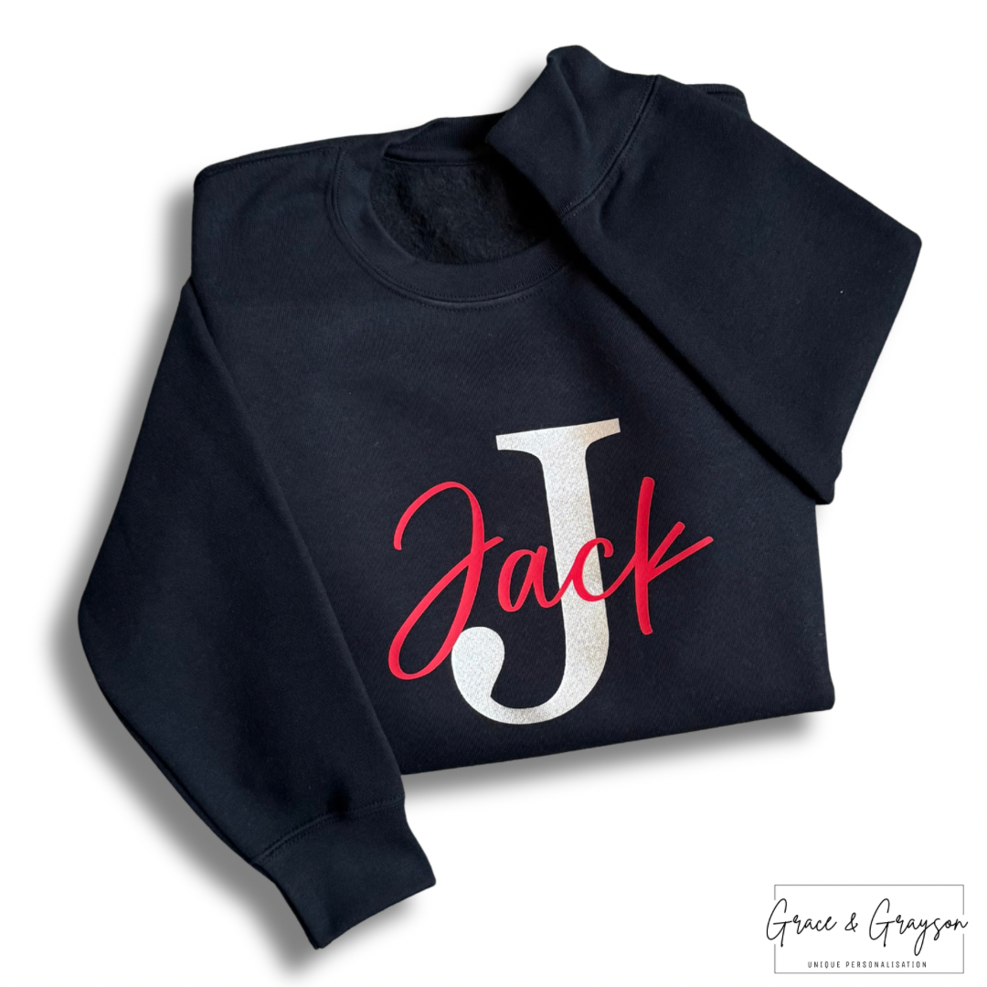 Personalised Name & Initial Sweatshirt