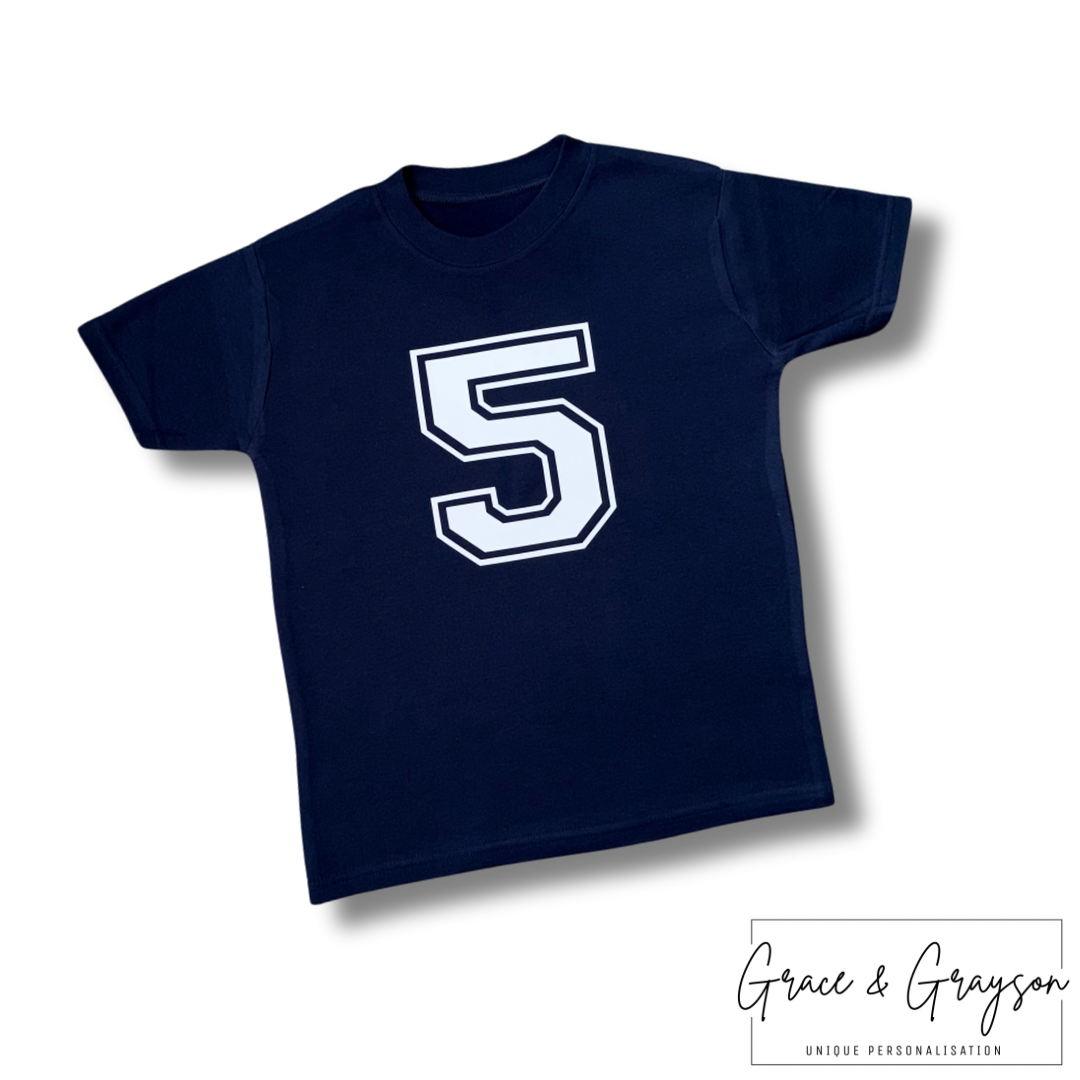 Personalised Number T-Shirt