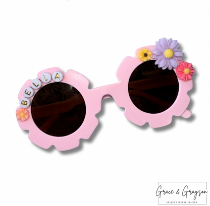 Children's Personalised Flower Sunglasses