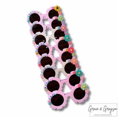 Children's Personalised Flower Sunglasses