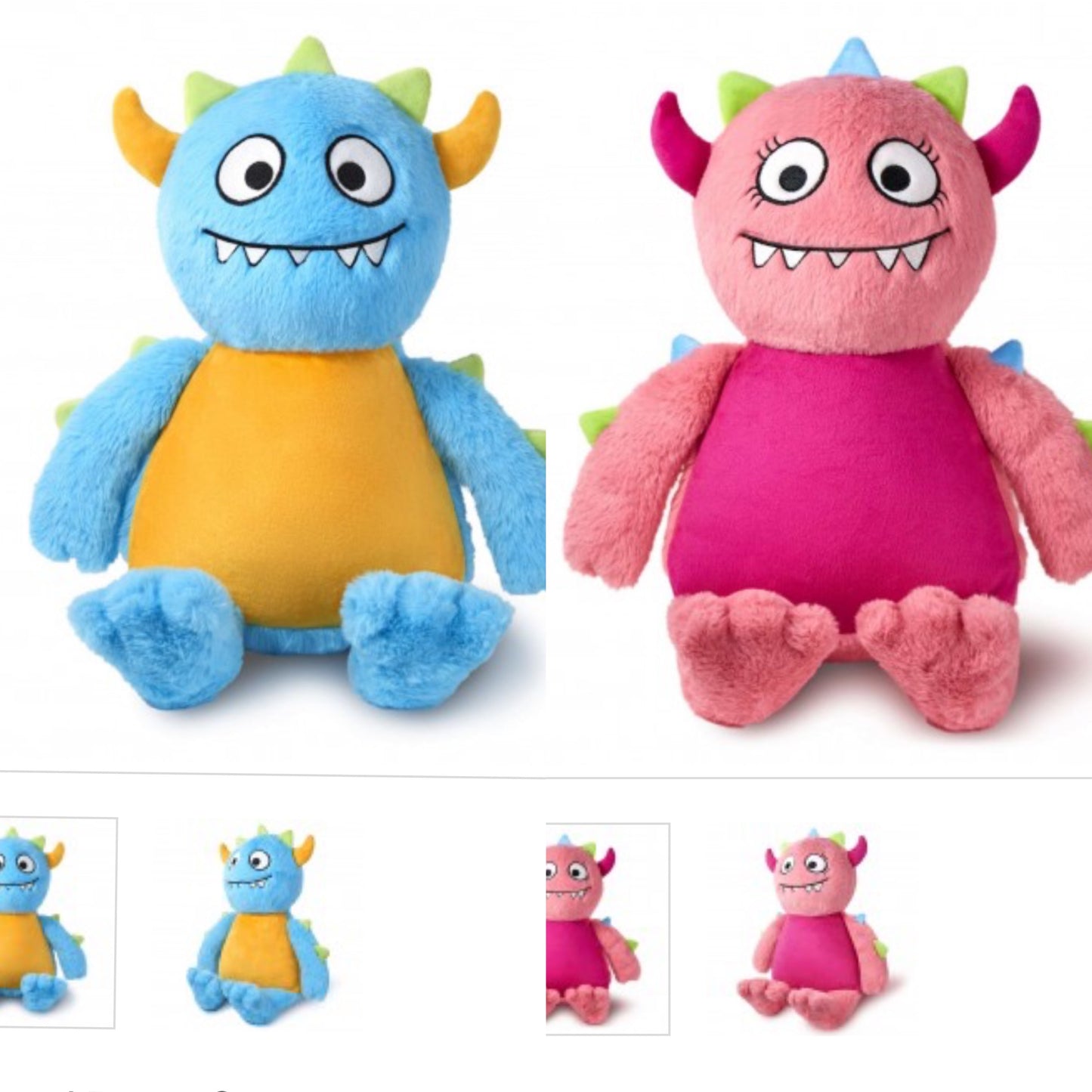 Personalised Worry Monster Teddy