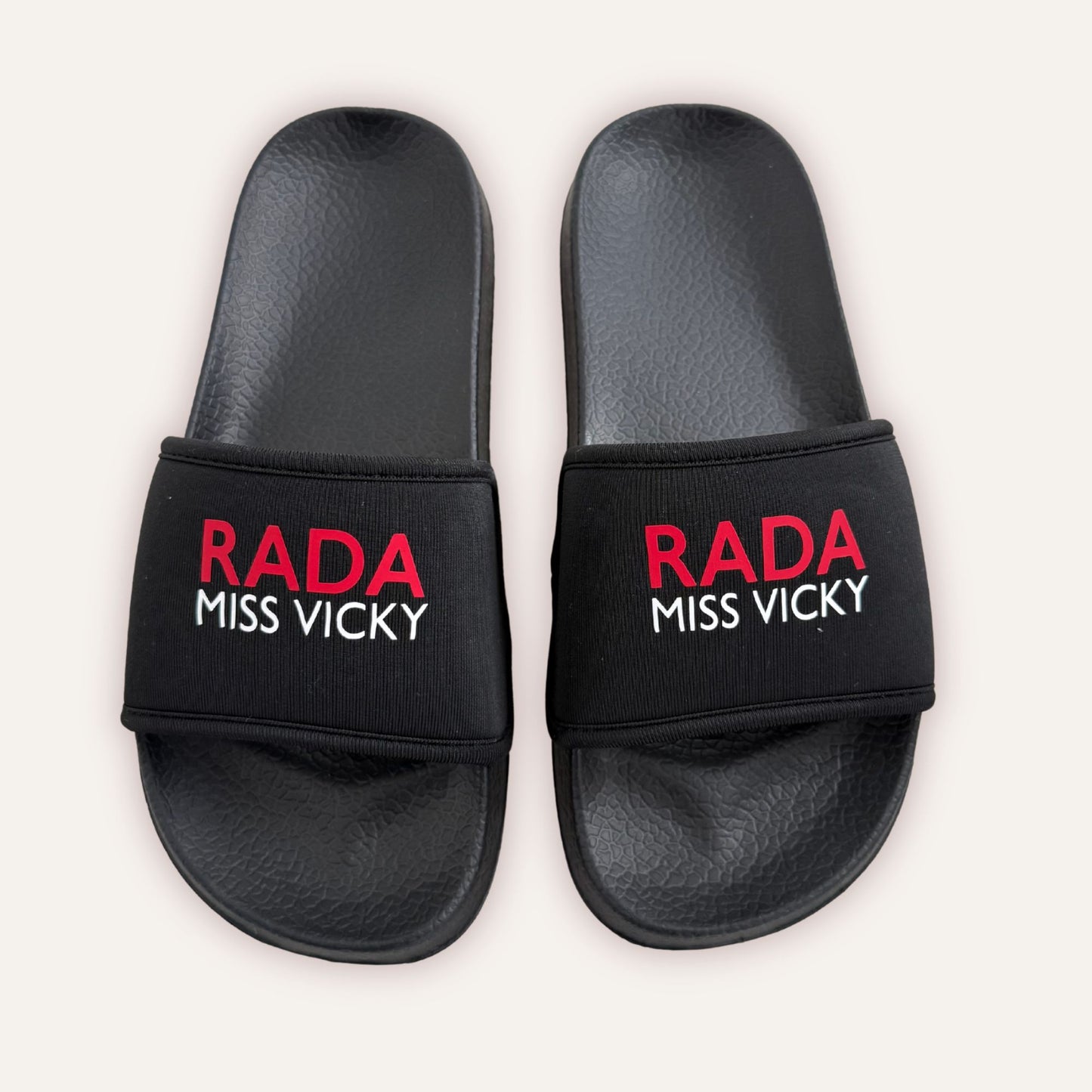 Rothwell Arts Dance Academy Personalised Black Sliders