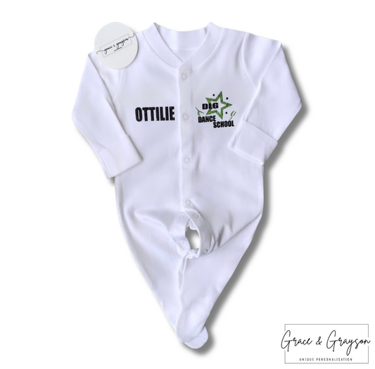 DLG Dance School Baby Grow