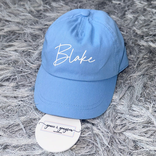Kids Personalised Cap