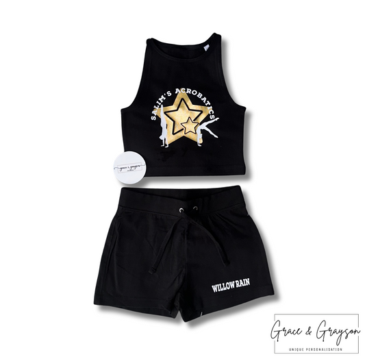 Kids Dance Crop Set