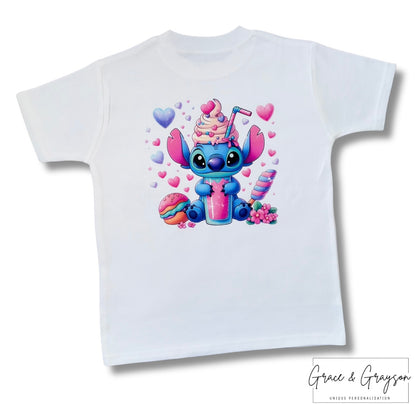 Kids Milkshake Stitch T-Shirt