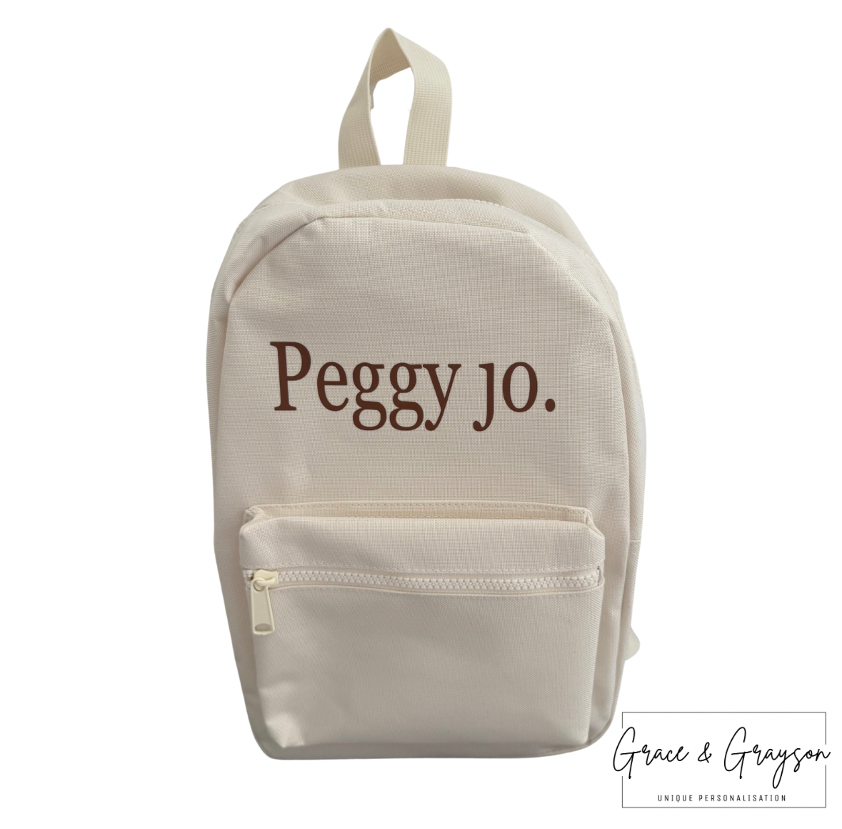 "Kids Personalised Backpack colour options" 