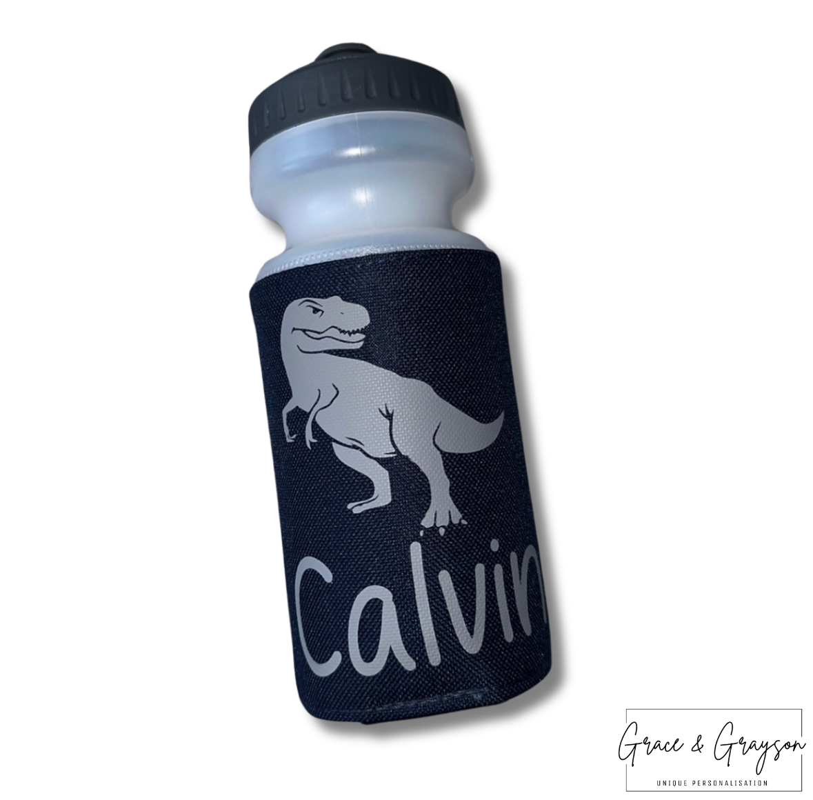 Kids Personalised Dinosaur Water Bottle
