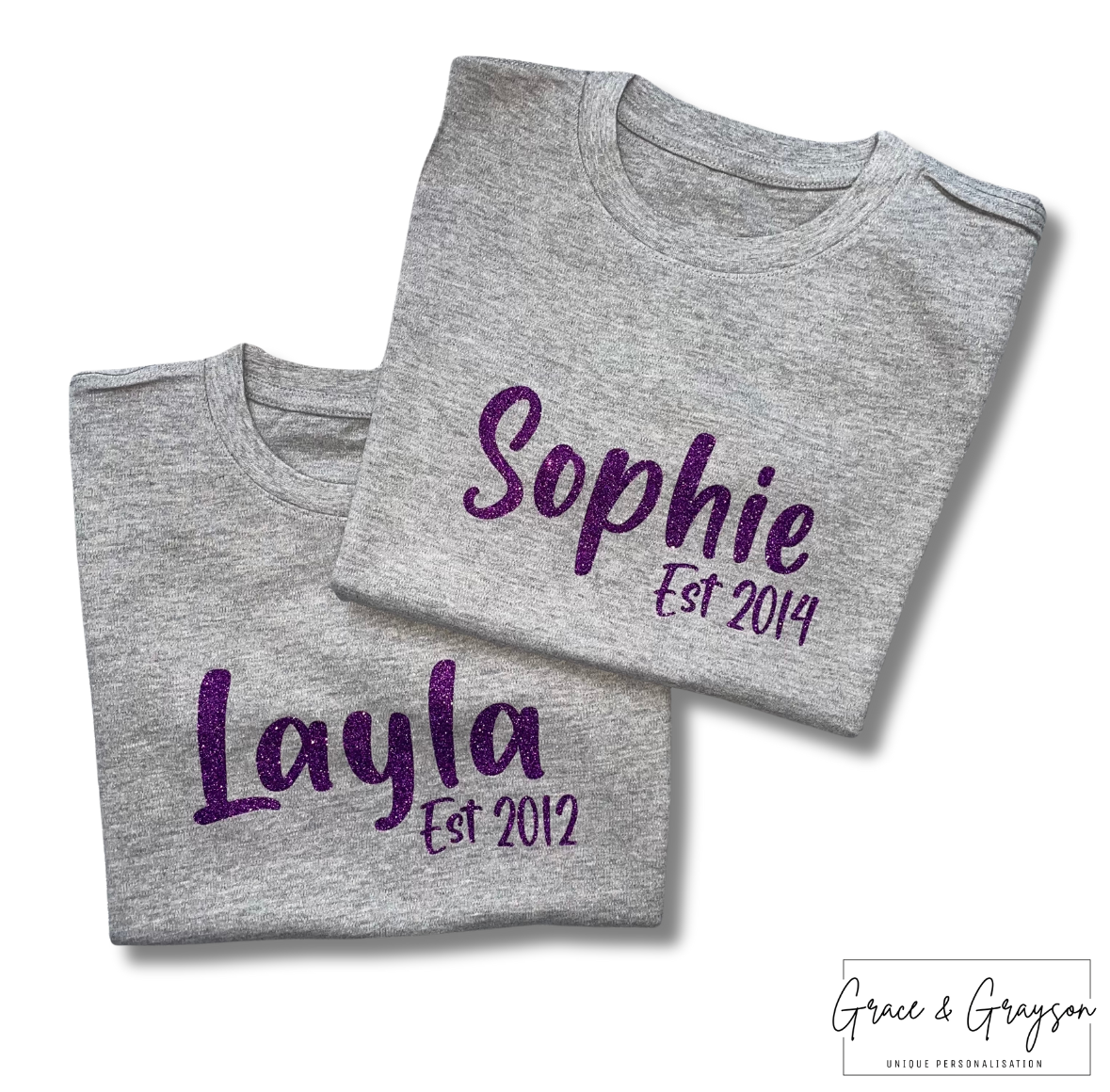 Kids Personalised Est T-Shirt