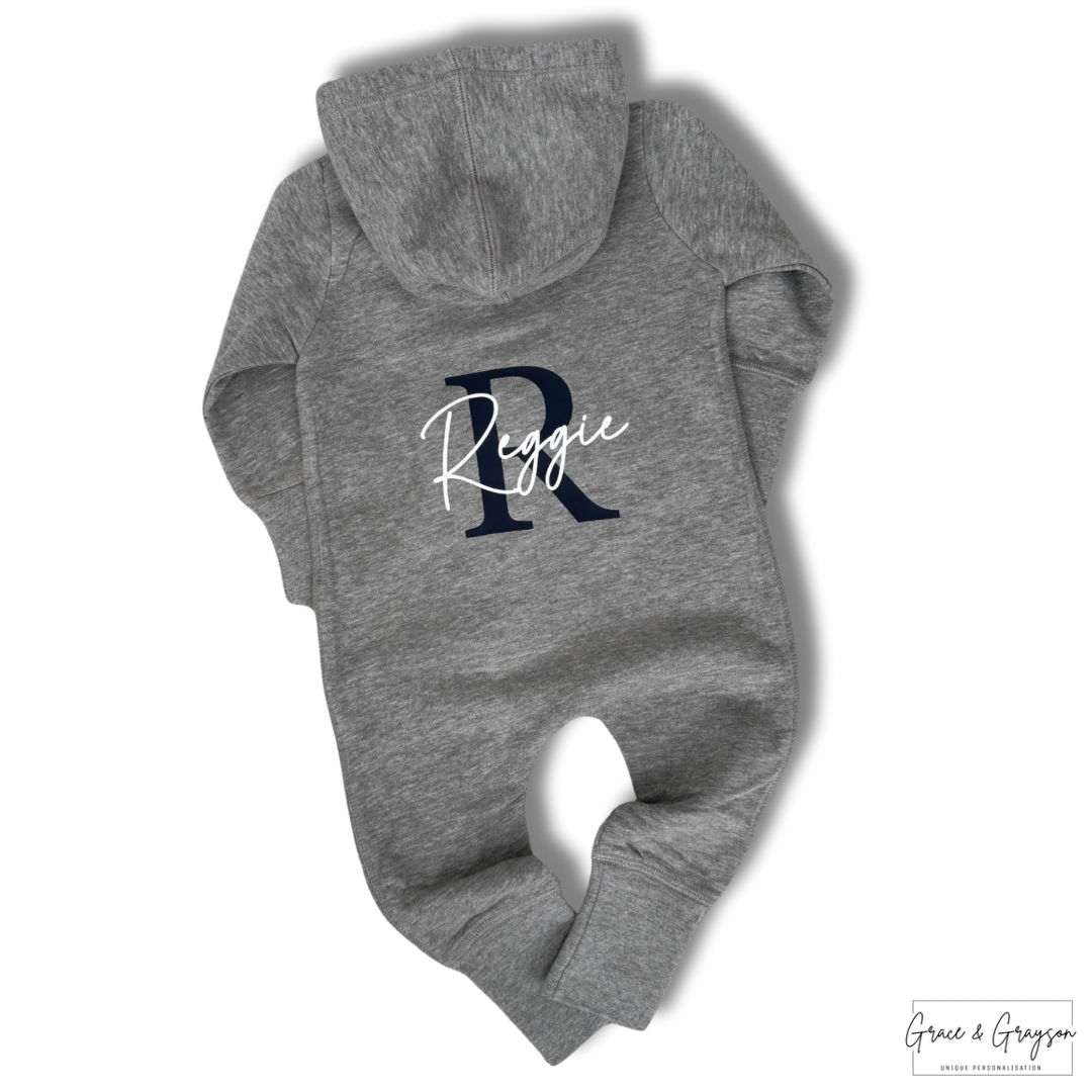 Kids Personalised Name And Initial Onesie 