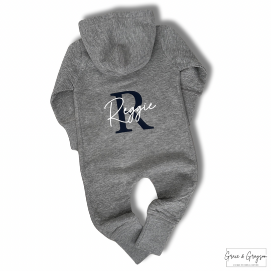 Kids Personalised Name And Initial Onesie 
