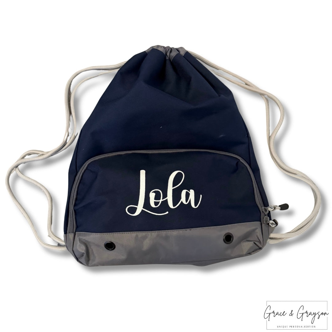 Kids Personalised Swimming Bag