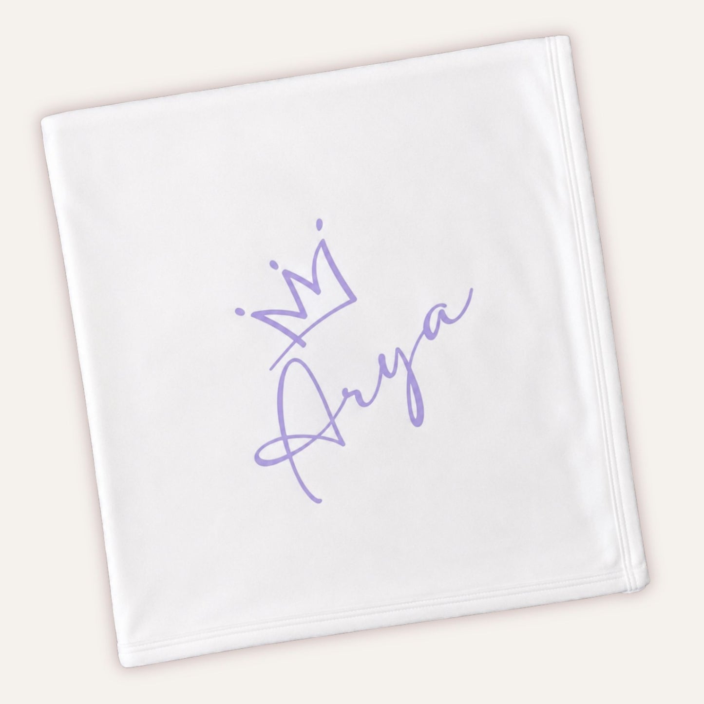 Luxury personalised baby blanket for newborns by Grace & Grayson