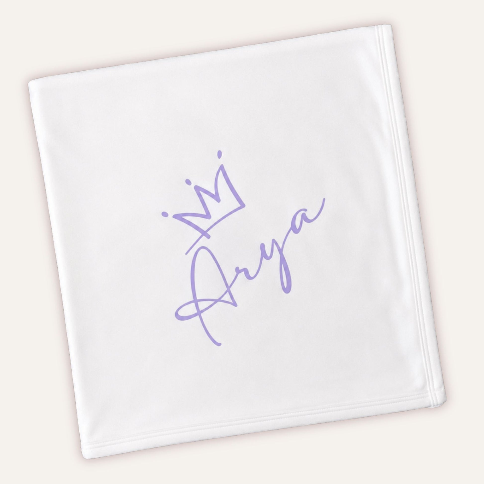 Luxury personalised baby blanket for newborns by Grace & Grayson