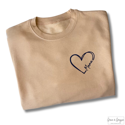 Mama & Mini Heart Sweatshirt