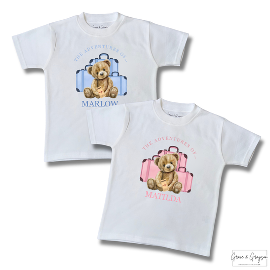 Matching Personalised  Adventures Of Flying T-Shirt