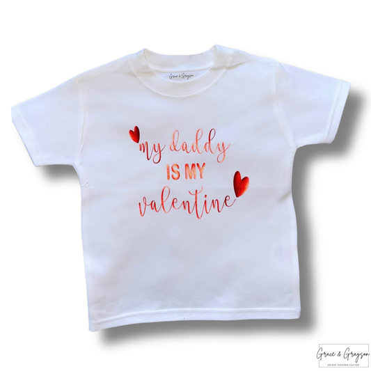 Personalised My Valentine T-Shirt